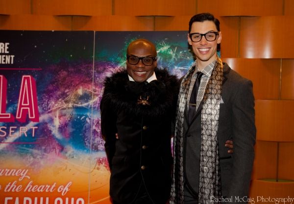 Nathan Lee Graham (Miss Understanding) and Steve Schepis (Farrah) Photo